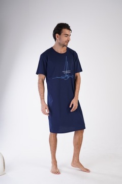 Koszula nocna męska bawełniana śmieszny pomysł na prezent dla mężczyzny L
