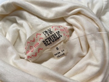 Водолазка женская тонкая вискоза цвета экрю, гладкая базовая PINK REPUBLIC, размер S