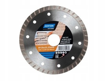 TARCZA DIAMENTOWA DO DACHÓWKI KLINKIERU CEGŁY 230mm NORTON 70184601281