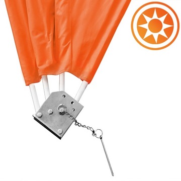 ВЕНТИЛЯТОР БАЛКОННОЕ НАКРЫТИЕ ДЛЯ БАЛКОНА ТЕНТ ОРАНЖЕВЫЙ