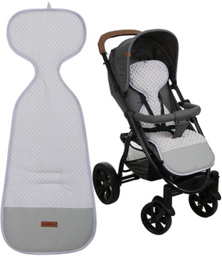 WKŁADKA DO WÓZKA SPACERÓWKI FOTELIKA DWUSTRONNA MODERN PREMIUM BABYMAM