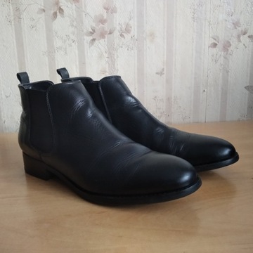 BUTY DAMSKIE SZTYBLETY CLARKS SKÓRA NAT. ROZ.EU-41