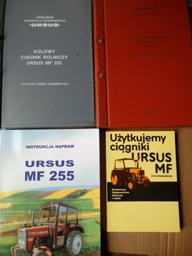 Katalog części do MF-25 czerwony oryginał PRL