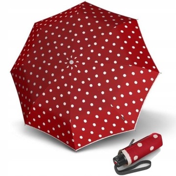 Knirps Premium Mały krótki MOCNY Klasyk Parasol
