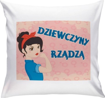PODUSZKA PREZENT DZIEŃ KOBIET DZIEWCZYNY DZIEWCZYNEK KOLEŻANEK Z KLASY DK50