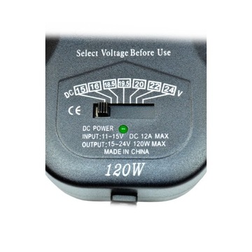 АВТОМОБИЛЬНЫЙ БЛОК ПИТАНИЯ ДЛЯ НОУТБУКА 120Вт постоянного тока 12В