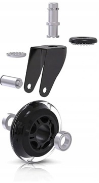 5шт резиновые колеса для стульев с шарикоподшипниками