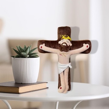 Плюшевая кукла, декоративный декор для спальни, гостиной, забавный 28x11x38 см, Иисус