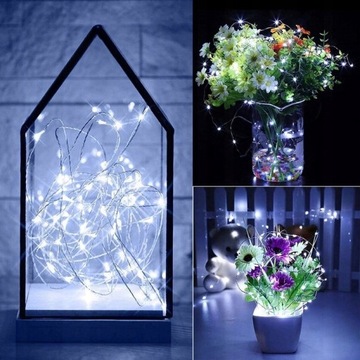 ПРОВОДНЫЕ ЛАМПЫ 30 LED ХОЛОДНЫЙ БЕЛЫЙ 3 м