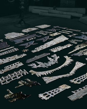 Puzzle 3D LED Cubic Fun 360 EL. LATAJĄCY HOLENDER statek