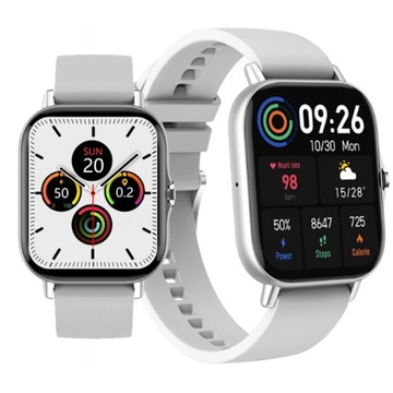 ZEGAREK SPORTOWY SMARTWATCH SMARTBAND OPASKA SPORTOWA AMOLED MENU POLSKIE