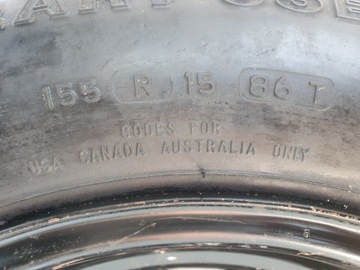 Volvo 940 740 ЗАПАСНОЕ ШИНА Запасное 155 R15 1329537