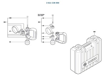 Шатун ударный молоток BOSCH GSH11VC 000