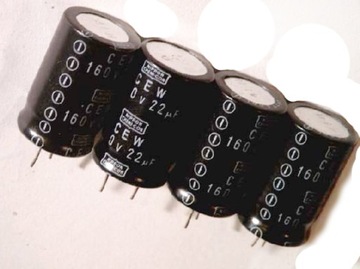 Kond NIPPON CHEMI-CON 22uF/160V VINTAGE AUDIO 4sz