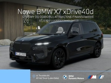 BMW X7 SUV Facelifting 3.0 40d 352KM 2026 BMW X7 xDrive40d 352 KM mHEV - Gotowy do Odbioru - Pakiet M Pro - Hak 3.0
