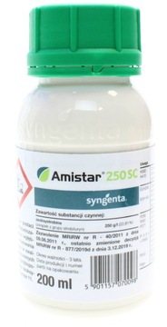 Środek grzybobójczy Syngenta Amistar 250 SC 0,2 l MĄCZNIAK SZARA PLEŚŃ