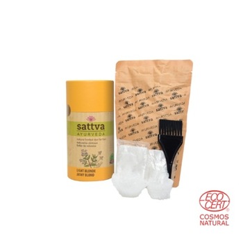 SATTVA Ziołowa farba do włosów - Jasny blond 150g
