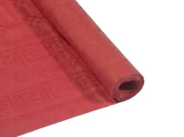 OBRUS PAPIEROWY BORDOWY ROLKA 118 CM X 6 M