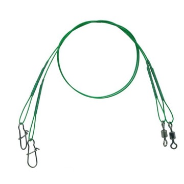 PRZYPON STALOWY NYLSTAR KONGER [20cm/5kg] 2SZT