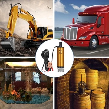 НАСОС ДЛЯ СЛИВА ТОПЛИВА, МАСЛА, ВОДЫ, БОЛЬШОЙ ЭЛЕКТРИЧЕСКИЙ 12В