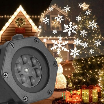 Лазерный проектор LED РОЖДЕСТВЕНСКИЙ ПРОЕКТОР IP65 (2669)