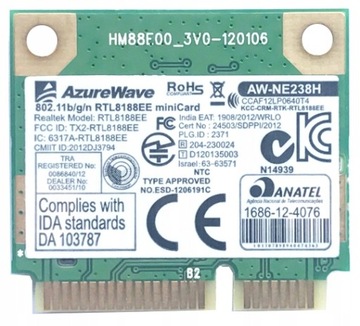 Karta WiFi RTL8188EE AW-NE238H