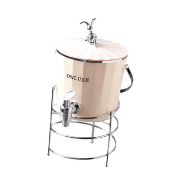 Диспенсер для напитков 2,2 л, большая подставка бежевого цвета