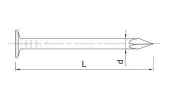 ГВОЗДИ БУМАЖНЫЕ 3,0х35ММ ГВОЗДИ БУМАЖНЫЕ ОЦИНКОВАННЫЕ 5 КГ