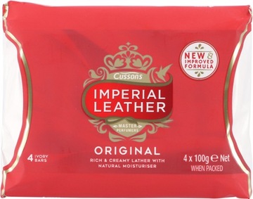 IMPERIAL LEATHER Original mydło w kostce 4x 100 g