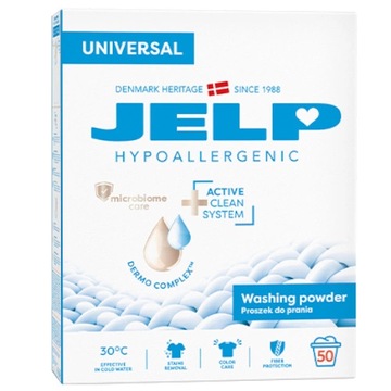 Jelp Hipoalergiczny proszek uniwersalny dla dzieci i dorosłych 3kg 50prań