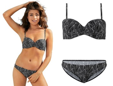 83T Bonprix bikini komplet strój kostium kąpielowy dwuczęściowy 40 80C