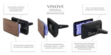 VINOVE MILANO WOOD LINE ароматизатор для автомобиля духи
