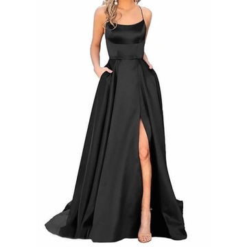 Prom Dresses Ladies Long Women Elegant Halter Back