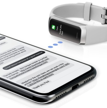 SMARTWATCH СПОРТИВНЫЕ ЧАСЫ SMARTBAND СЕРЕБРО ВОДОНЕПРОНИЦАЕМЫЙ УВЕДОМЛЕНИЯ