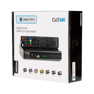 DVB-T2 H.265 HEVC USB Cabletech ТВ-тюнер + комплект кабелей HDMI