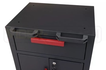 МЕБЕЛЬ ДЛЯ МАСТЕРСКОЙ С ПОДВИЖНЫМ СТОЛОМ И МОБИЛЬНЫМИ ШКАФАМИ, ШКАФОМ, ПОЛКОЙ SZ101