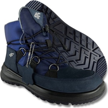 BUTY ŚNIEGOWCE DAMSKIE 4F ZIMOWE SPORTOWE WODOODPORNE OCIEPLANE 36