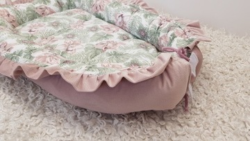Пеленка Cocoon Nest Манеж VELVET с оборкой