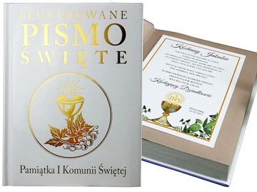 BIBLIA KOMUNIĘ PREZENT I KOMUNIA ŚWIĘTA HISTORIA
