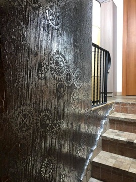 Tynk beton dekoracyjny w efekcie złota/srebra zestaw na 10m2