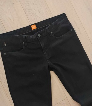 Hugo Boss Orange 34 / 32 jeansy męskie czarne