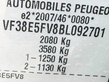 Peugeot 508 I SW 1.6 THP 156KM 2011 Peugeot 508 SW 1.6 turbo 156 KM Panorama dach Hak, zdjęcie 13