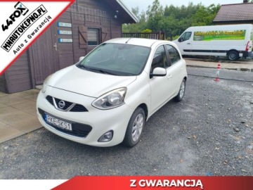 Nissan Micra IV Hatchback 5d Facelifting 1.2 80KM 2014 Nissan Micra Nissan Micra 1.2 Acenta zarejestrowana jeden wlasciciel 1.2