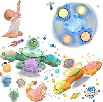 SPINNER SPINER PRZYSSAWKA Zabawka Sensoryczna 3SZT