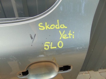 DVEŘE LEVÝ PŘEDNÍ SKODA YETI 5L0831603