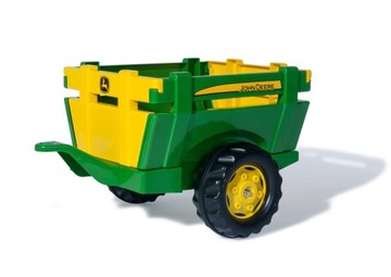 PRZYCZEPA DO TRAKTORA ROLLY TOYS JOHN DEERE ROLLYTRAILER FARM PRZYCZEPKA