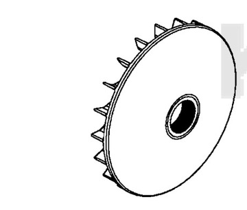 KOŁO PASOWE WARIATORA PRZECIWTALERZ KYMCO MXU 500/550/700 22102-LDB5-E00