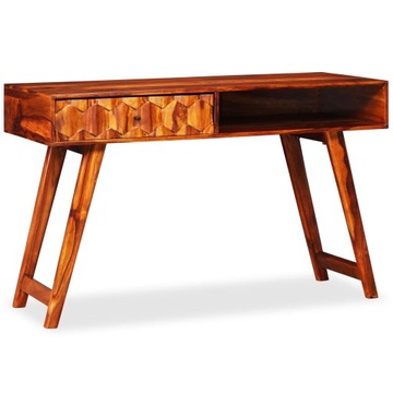 vidaXL Biurko, lite drewno sheesham, 118 x 50 x 76 cm, 245145