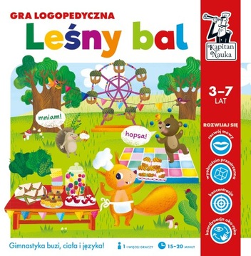 KAPITAN NAUKA GRA LOGOPEDYCZNA LEŚNY BAL SZT