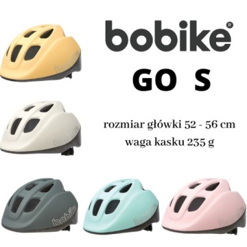 ДЕТСКИЙ ВЕЛОСИПЕДНЫЙ ШЛЕМ BOBIKE GO РАЗМЕР XS 46-53СМ ЦВЕТ ВАНИЛЬ